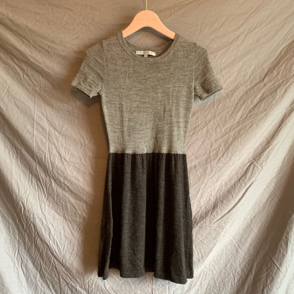 Built by Wendy gray wool sweater dress, size m